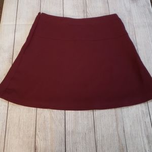 Ann Taylor Loft burgundy skirt size 8
